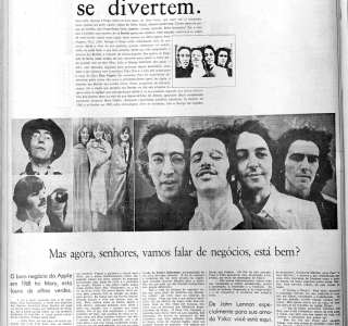 Jornal da Tarde: Os Beatles se divertem em 1969