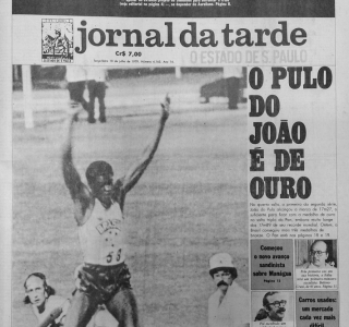 Jornal da Tarde: João do Pulo ouro no Pan de 1979