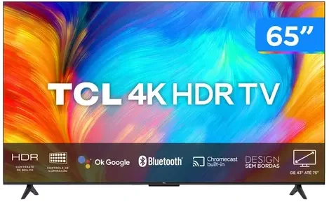Imagem do produto Smart TV TCL 4K LED - 65P635