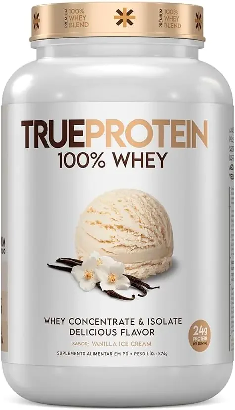 True Protein 100% Whey 874g - True Source (Vanilla Ice Cream)