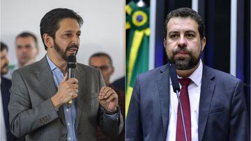 Ricardo Nunes e Guilherme Boulos polarizam a disputa nos primeiros movimentos da pré-campanha nas eleições de 2024 na capital paulista. Foto: Taba Benedicto/Estadão