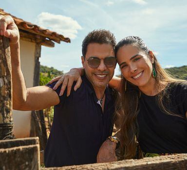 Zezé di Camargo e a filha Wanessa em cena do filme 'É o Amor'.