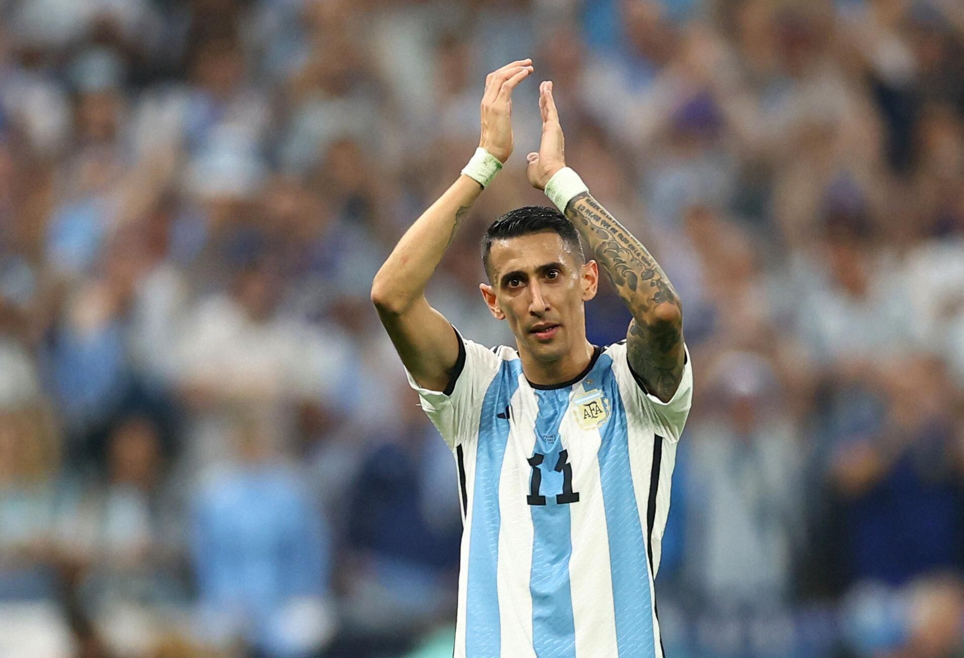 Di María é a maior interrogação da final da Copa do Mundo do Catar