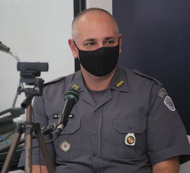 O coronel da PM Aleksander Lacerda, responsável pelo Comando de Policiamento do Interior-7