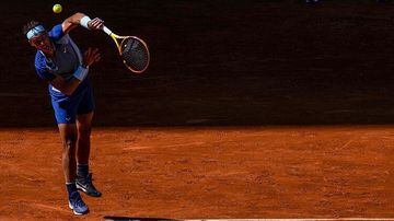 Nadal reencontra Alcaraz nas quartas de final do Masters 1000 de Madri. Foto: AP Photo/Manu Fernandez