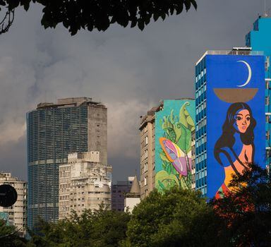 Centro e zona oeste de São Paulo vivem boom de murais gigantes