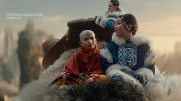 Cena de 'Avatar: O Último Mestre do Ar', uma das séries que fazem sua estreia no mês de fevereiro de 2024 na Netflix. Foto: Reprodução de 'Avatar: O Último Mestre do Ar' (2024)/Netflix