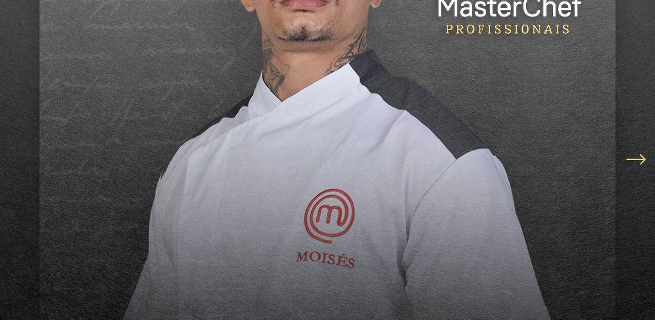 Quem é o chef Moisés, participante ‘MasterChef Profissionais 2023′. Foto: X/ @masterchefbr/ Divulgaçã