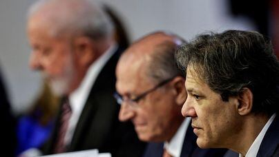 Brazil's Finance Minister Fernando Haddad attends a summit with presidents of South America to discuss the re-launching of the regional cooperation bloc UNASUR, in Brasilia, Brazil, May 29, 2023. REUTERS/Ueslei Marcelino. Foto: REUTERS/Ueslei Marcelino