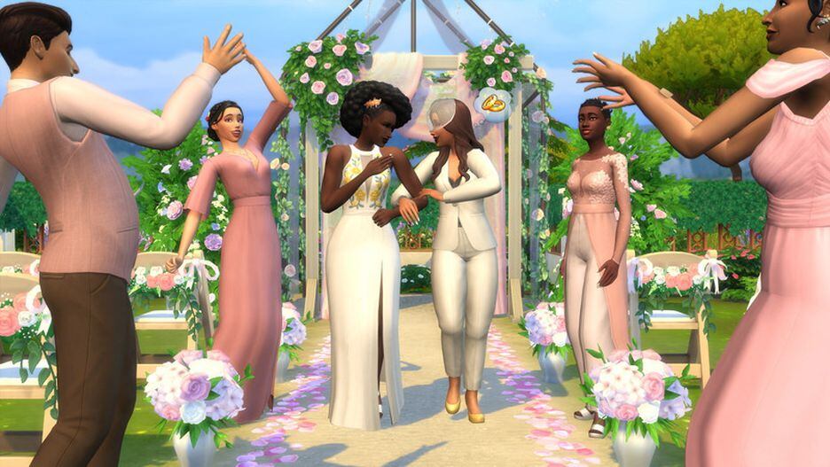 The Sims 4: Histórias de Casamento teve a capa com um casal de lésbicas censurada na Rússia