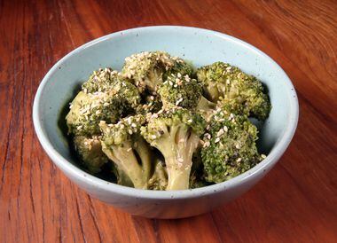 Foto de prato de brócolis
