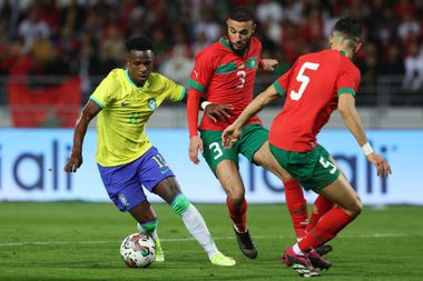 Brasil, de Vinícius Júnior, não conseguiu superar entrosamento e bom jogo tático do Marrocos e perdeu por 2 a 1.