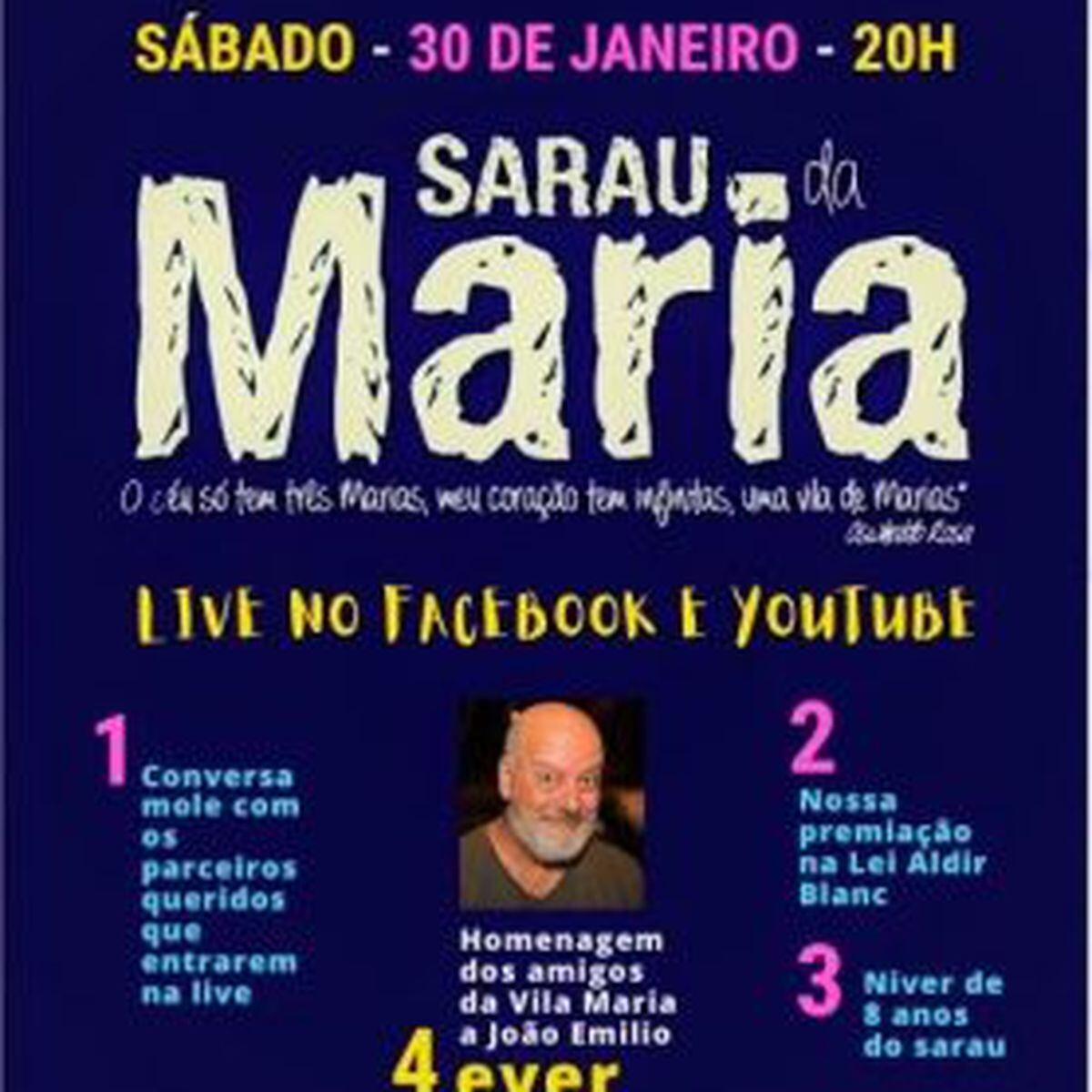 Sarau Delivery: a poesia e o canto por um Brasil que morre