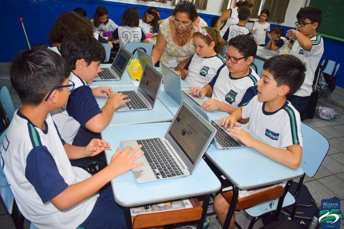 Sala de aula invertida – alunos se tornam protagonistas do aprendizado –  Colégio Ateneu