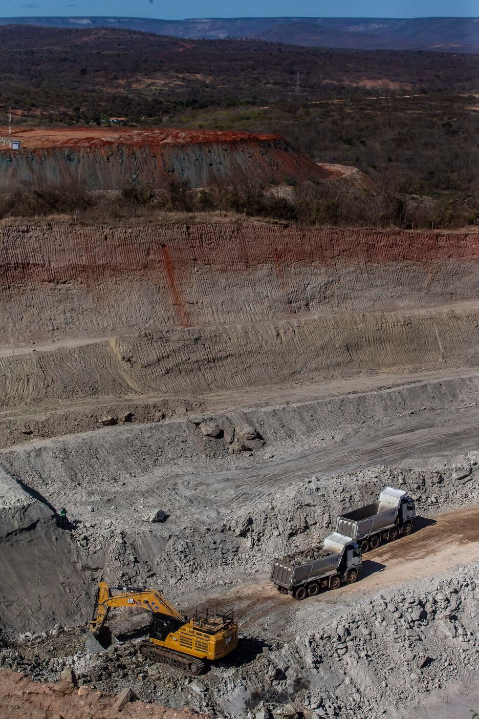Mina de lítio na cidade de Araçuaí, nordeste de Minas Gerais, da mineradora Sigma Lithium
