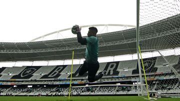 O goleiro Saulo. Foto: Vitor Silva/SSPress/Botafogo