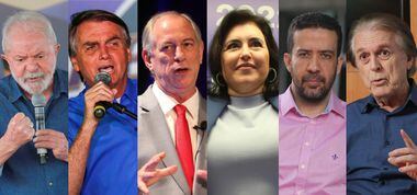 Lula, Bolsonaro, Ciro, Simone, Janones e Bivar são seis dos principais pré-candidatos à Presidência em 2022.