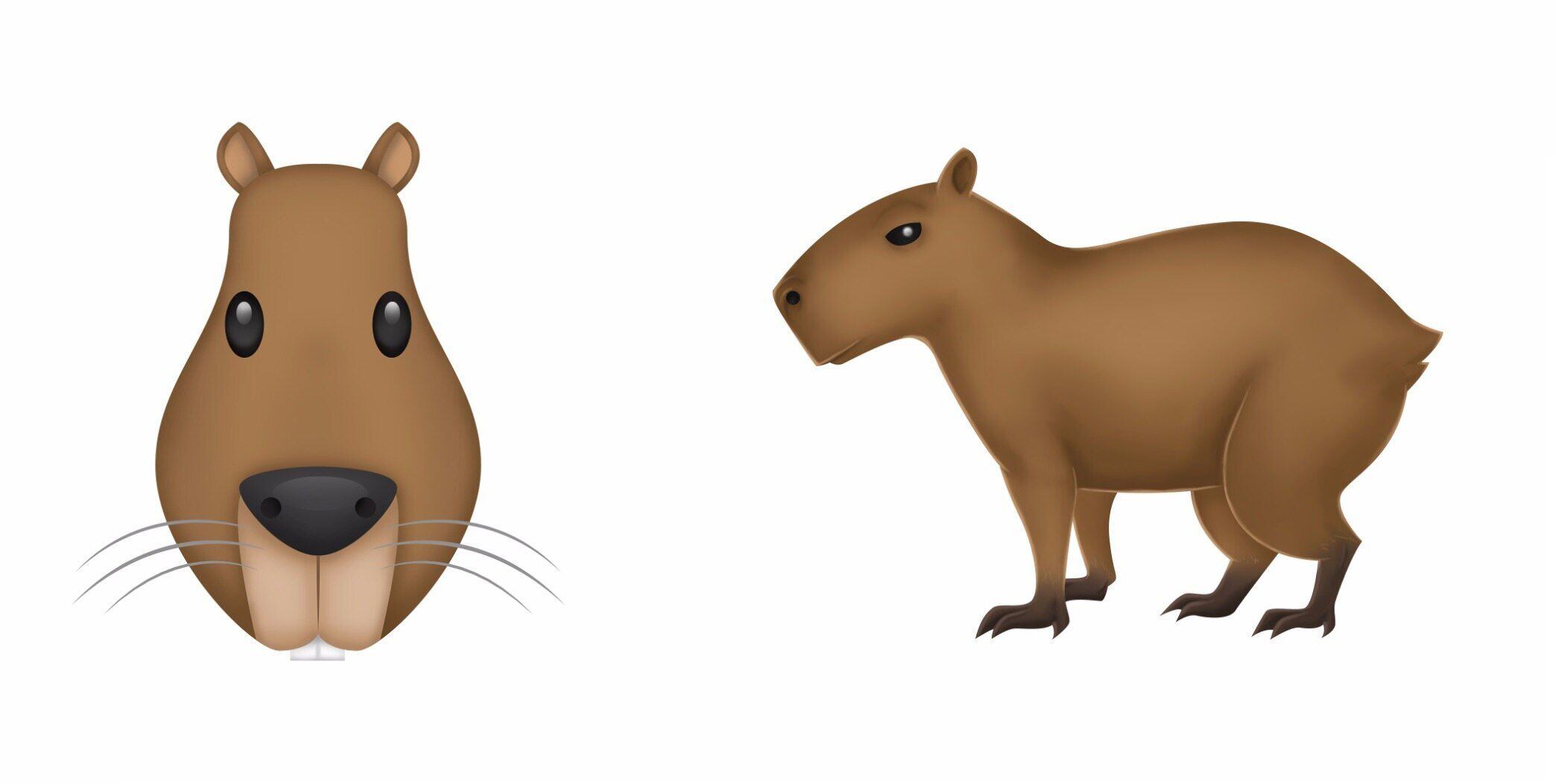 Capivara pode ganhar um emoji graças à persistência de duas