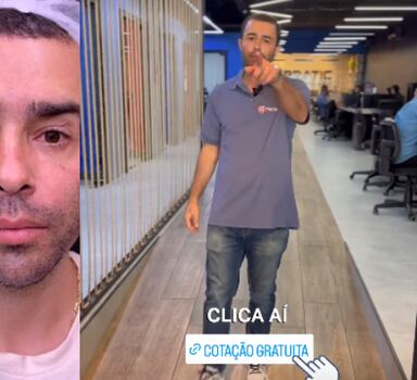 Diones da Silva, motorista que atropelou Kayky Brito, faz harmonização facial e 'publis' no Instagram.