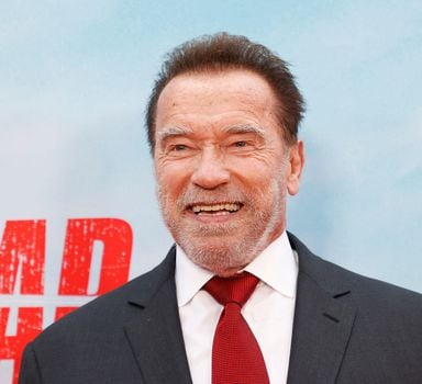 US actor and former California Governor Arnold Schwarzenegger arrives for the premiere of "Fubar" at The Grove in Los Angeles, California, on May 22, 2023. (Photo by Michael Tran / AFP)