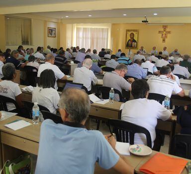 A Comissão Especial Episcopal para a Amazônia, em Belém, em encontro preparatório para o Sínodo, em Roma