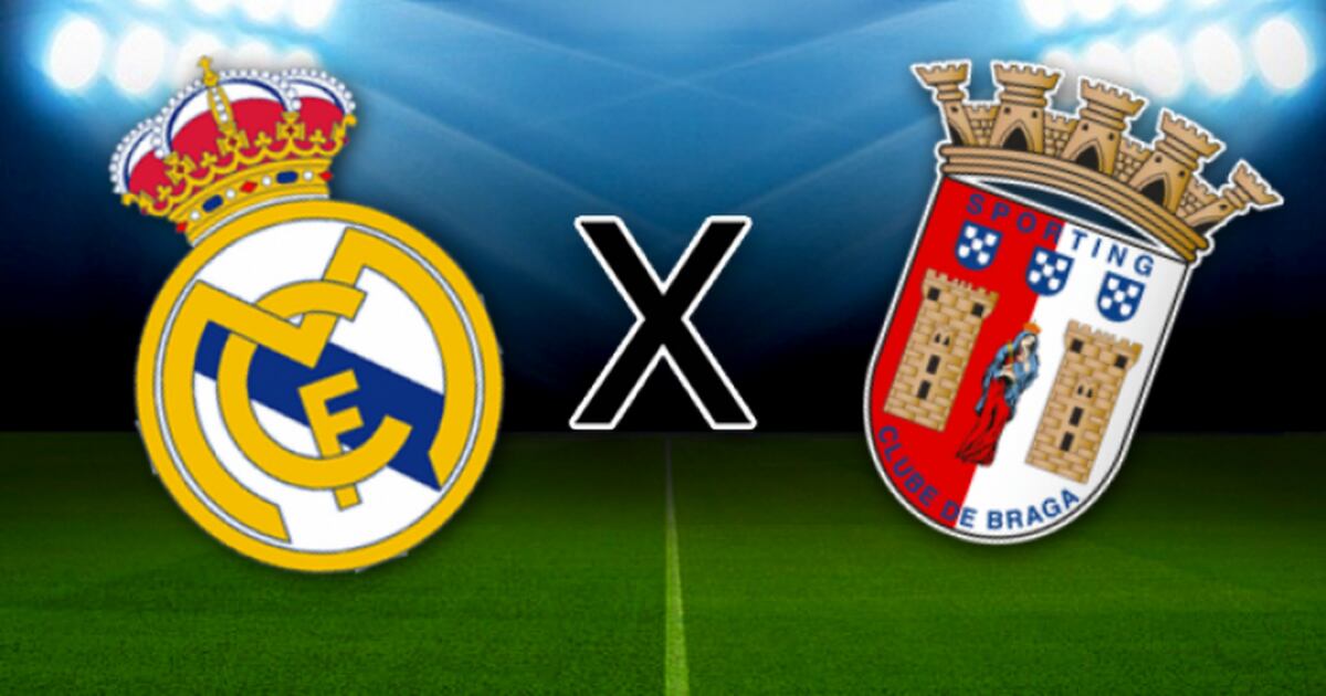 Real Madrid x Braga: onde assistir, horário e prováveis escalações do jogo  pela Champions League - Lance!