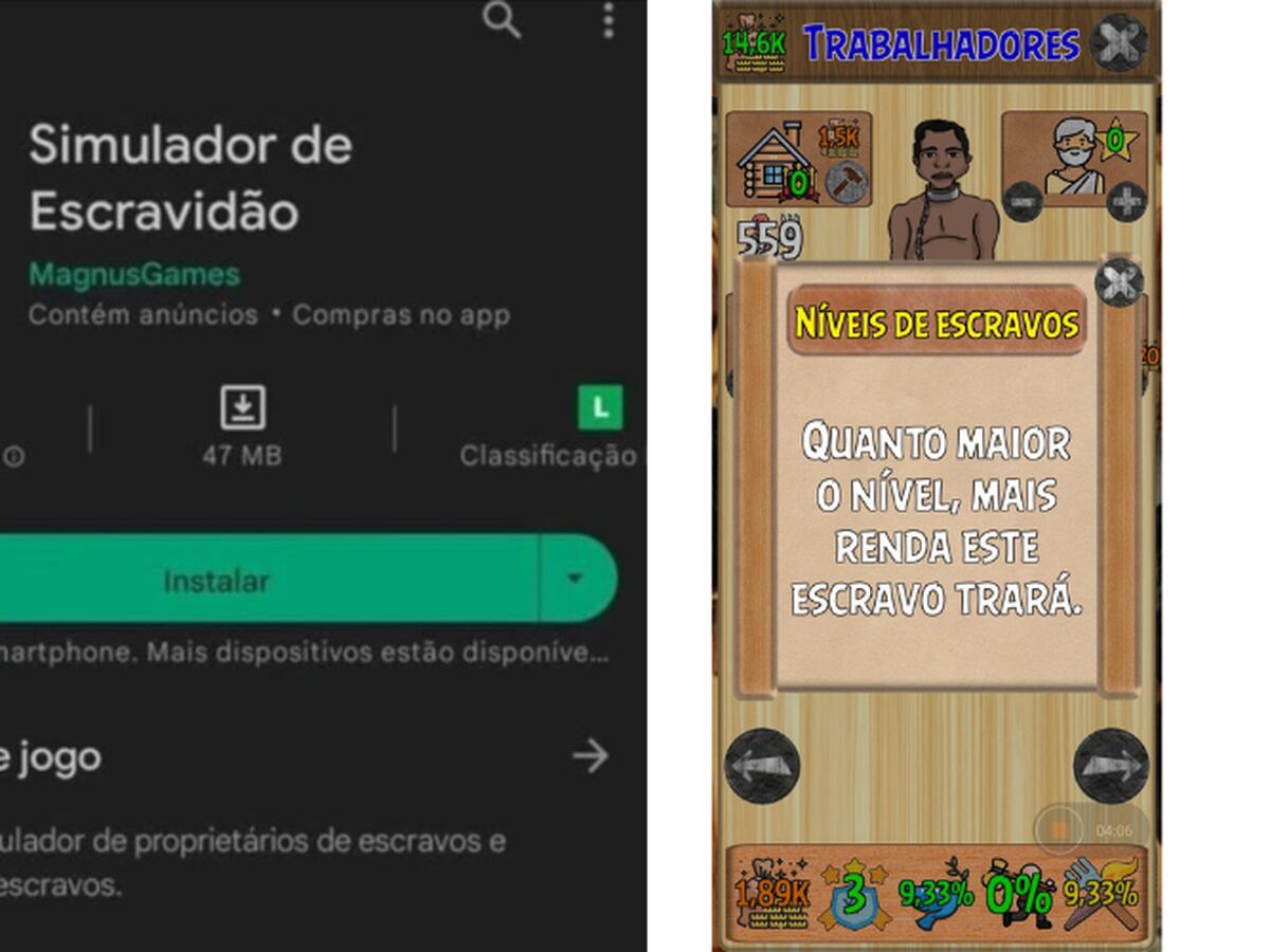Brasil: Jogo que simula escravidão era encontrado no Google; empresa  excluiu o game, mas Ministério Público quer ouvir plataforma e  desenvolvedor - Business & Human Rights Resource Centre