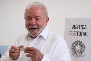 O presidente eleito Luiz Inácio Lula da Silva (PT); petista votou em São Bernando do Campo; FOTO: Werther Santana/Estadão. Foto: Werther Santana/Estadão