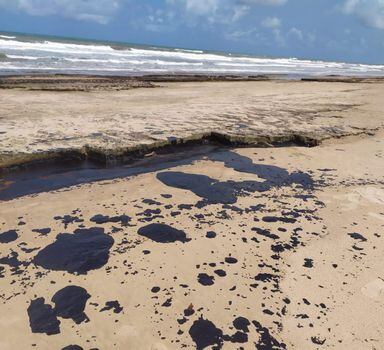 Praia em Conde, na Bahia.O Estado foi o último do Nordeste a ser atingido pelas manchas de óleo