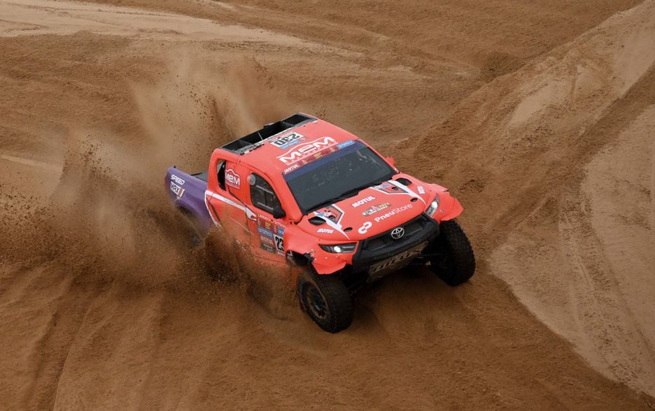 Brasileiro Lucas Moraes está na segunda colocação no Rally Dakar