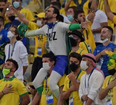Cerca de 6 mil torcedores estiveram presentes no Maracanã para a final da Copa América