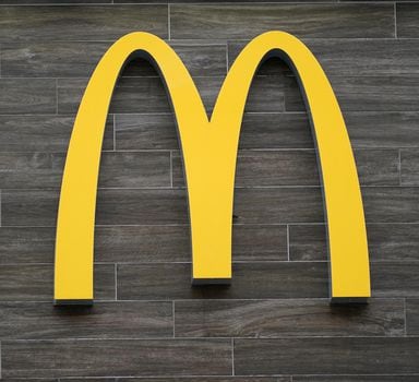 This photo shows a logo of a McDonald's restaurant in Havertown, Pa., on April 26, 2022. A report says McDonald’s has closed its U.S. offices for a few days as the company prepares to inform employees about layoffs. (AP Photo/Matt Rourke)