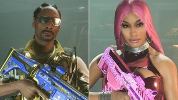 Snoop Dogg e Nicki Minaj serão personagens da nova versão do jogo 'Call of Duty'. Foto: Twitter/Instagram/@callofduty 