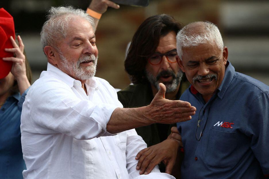 Luiz Inácio Lula da Silva inicia sua campanha em São Bernardo do Campo (SP) 