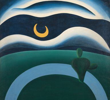 'A Lua', de 1928, é a primeira pintura da brasileira Tarsila do Amaral adquirida pelo MoMA, que a considera uma das obras-primas do seu acervo