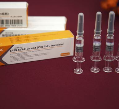 A coronavac, da Sinovac Biotech, é uma das quatro vacinas contra o novo coronavírussendo testadas no Brasil