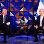 O presidente dos EUA, Joe Biden, e o premiê de Israel, Binyamin Netanyahu, em Tel-Aviv em 18 de outubro de 2023