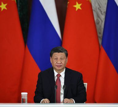 Xi Jinping participa de cerimônia em Moscou, na Rússia