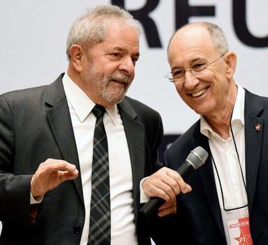 Rui Falcão com o ex-presidente Lula