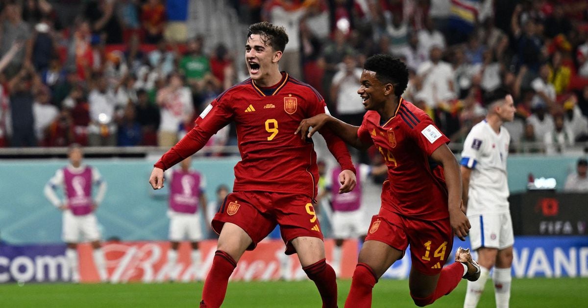 Espanha atropela a Costa Rica e aplica a maior goleada desta Copa, com  destaques da nova geração - Estadão