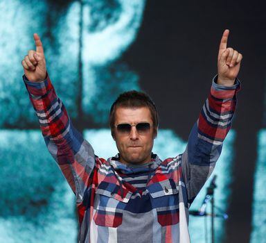 Liam Gallagher, no Festival de Glastonbury, em junho