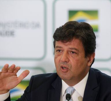 O ministro da Saúde, Luiz Henrique Mandetta