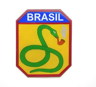 Símbolo adotado pela FEB após popularização da expressão "a cobra vai fumar"