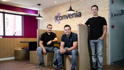 Marcelo Furtado, Anderson Poli e Rodrigo Silveira são fundadores da Convenia
