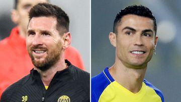 Messi x Cristiano Ronaldo: jogadores do século podem ter último capítulo da rivalidade. Foto: AFP e Reuters