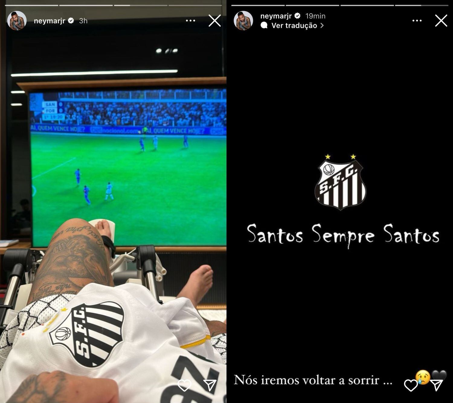 Neymar comenta rebaixamento do Santos para a Série B: 'Vamos voltar a  sorrir', TV & Famosos