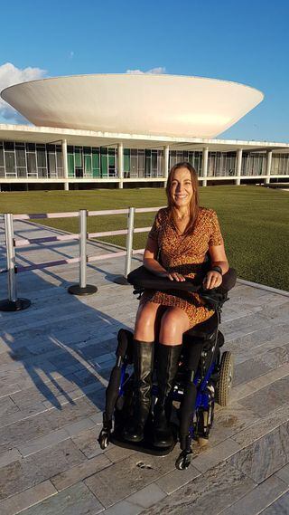 A senadora Mara Gabrilli, que ficou tetraplégica após sofrer um acidente, é reconhecida por defenderos direitos das pessoas com deficiência.