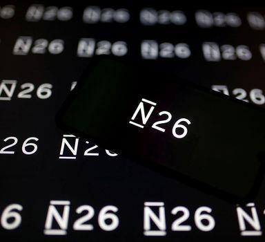 FILE PHOTO: A smartphone displays a N26 logo in this illustration taken January 6, 2020. REUTERS/Dado Ruvic/Illustration/File Photo