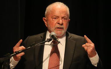 O presidente Lula na cerimônia de posse da diretoria do BNDES realizada na segunda-feira, 6.