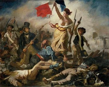 A Liberdade Guiando o Povo (1830), de Eugène Delacroix